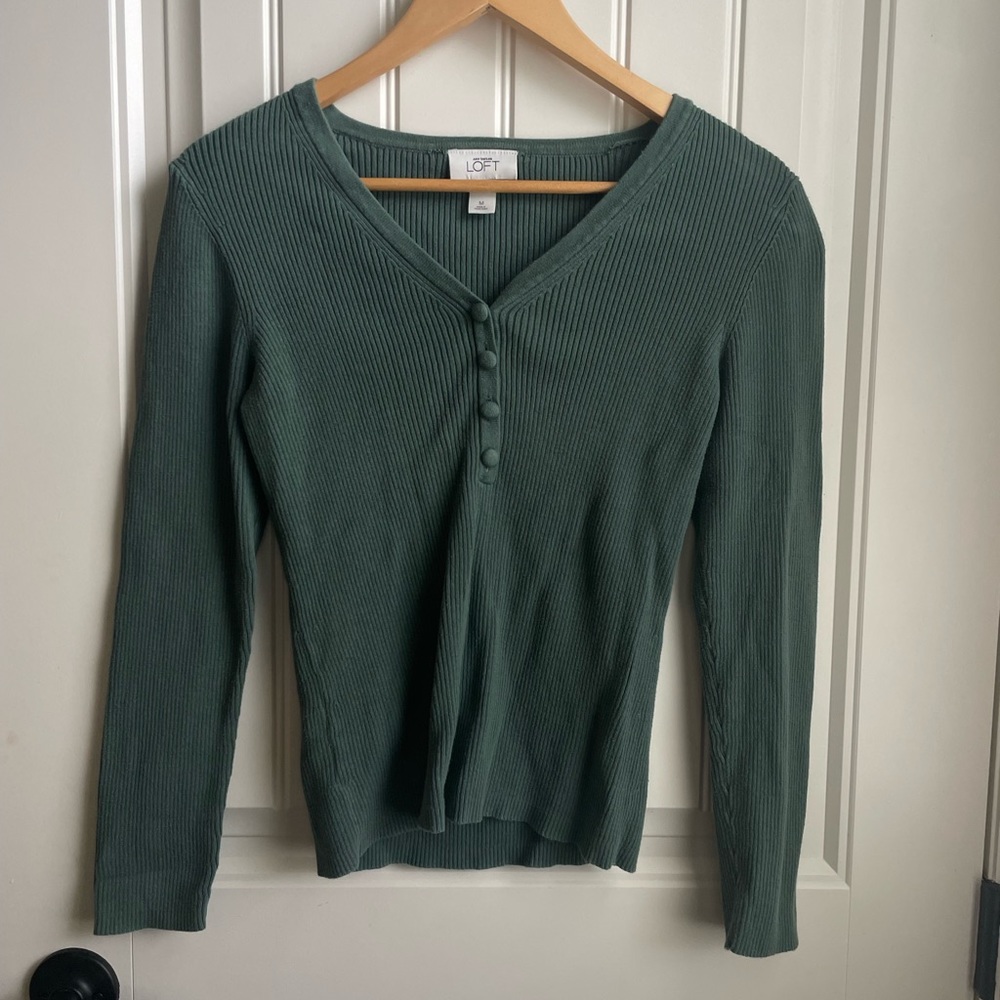 LOFT buttoned long sleeve